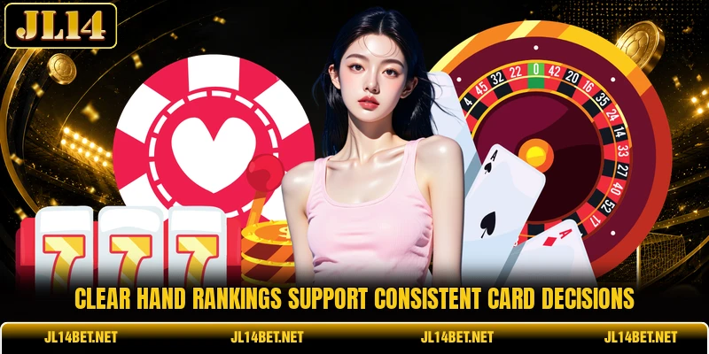Clear hand rankings support consistent card decisions Clear hand rankings support consistent card decisions