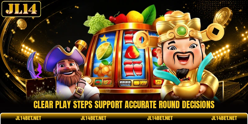 Clear play steps support accurate round decisions Clear play steps support accurate round decisions