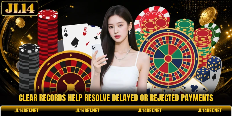 Clear records help resolve delayed or rejected payments