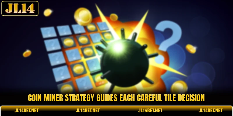 Coin Miner strategy guides each careful tile decision Coin Miner strategy guides each careful tile decision
