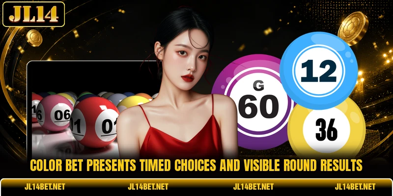 Color Bet presents timed choices and visible round results Color Bet presents timed choices and visible round results