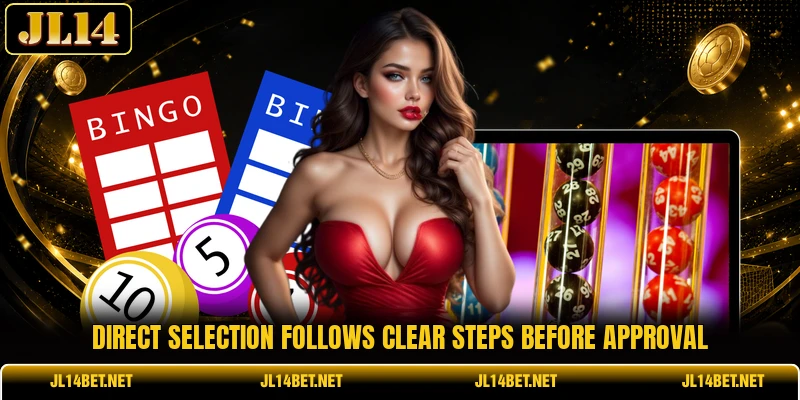 Direct selection follows clear steps before approval Direct selection follows clear steps before approval