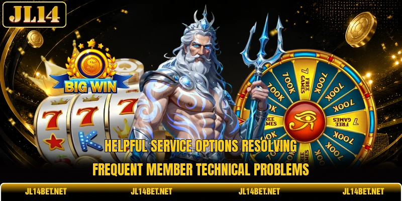 Helpful service options resolving frequent member technical problems