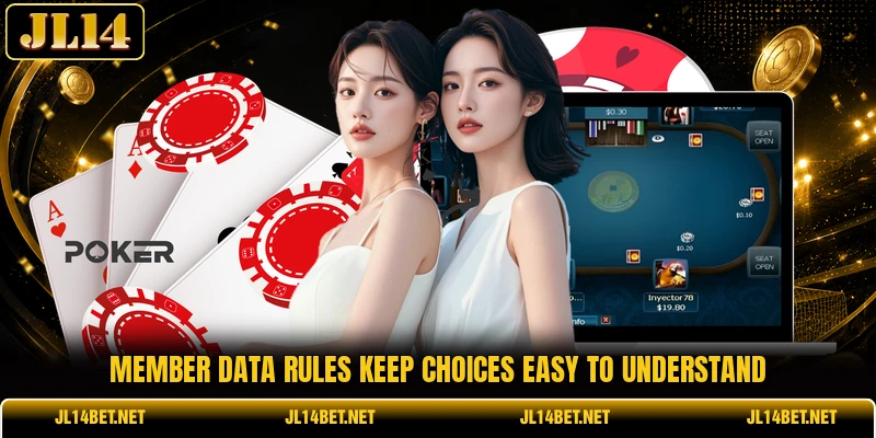 Member data rules keep choices easy to understand