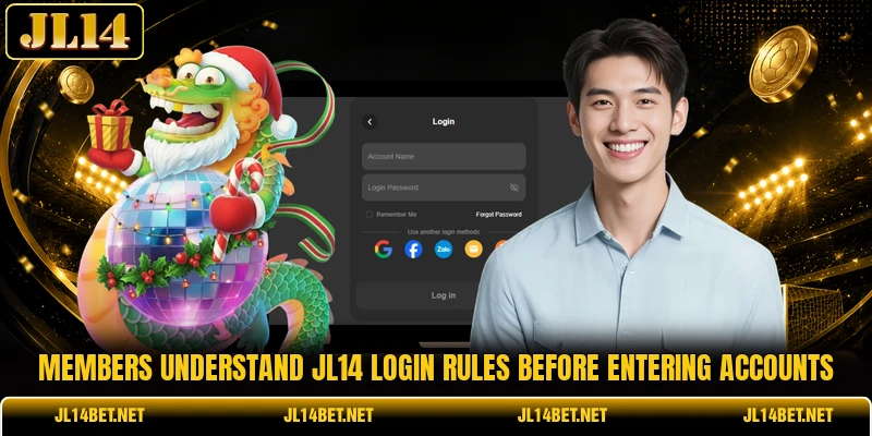 Members understand JL14 login rules before entering accounts Members understand JL14 login rules before entering accounts