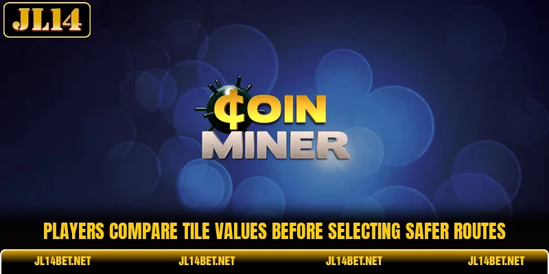 Players compare tile values before selecting safer routes Players compare tile values before selecting safer routes